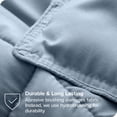 thumbnail image 4 of Bare Home Goose Down Alternative Comforter Set - 3 Piece Set - Oversized Queen, Dusty Blue, 4 of 7