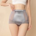 thumbnail image 4 of B91xZ Culotte Femme Invisible Taille Haute String Broderie Florale Bikini, TG Gris, 4 of 5