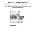 thumbnail image 4 of Zoomtoner Compatible Brother HL-3210CW Brother TN227BK Noir Rendement Élevé Cartouche de Toner laser - Sans Chip -, 4 of 5