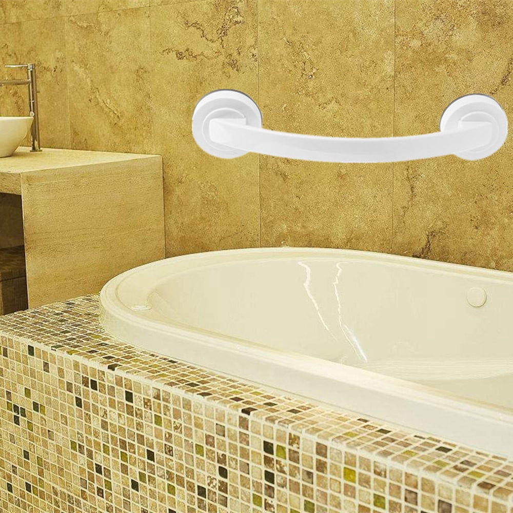 Bath Handle Suction Cup Handrail Bathroom Grip Tub Shower Bar Rail