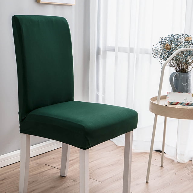 Meitianfacai Solid Color Brushed High Elastic Chair Cover Soft And Comfortable Chair Seat Cover -proof And Dirt- Chair Slipcover Suitable For Dining Chair