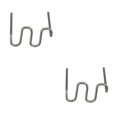 thumbnail image 1 of Decodeary 500 Pcs Fer à Souder de Qualité Professionnelle pour des Réparations Précises en Plastique Retard Machines de Soudage en Acier Inoxydable 0,8 en Forme de S *500 Pcs 2Ensemble, 1 of 6
