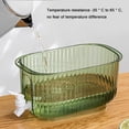 thumbnail image 3 of DEBGFS 4L Drink Dispenser for Fridge  Glass Drink Dispenser  Large Capacity Water Dispensers Beverage Dispenser with Spigot Lemonade Dispenser Iced Juice Containers for Party Camp Birth,green, 3 of 5