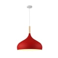 thumbnail image 1 of Wood Metal Colorful Pendant Lamp, Creative Ceiling Pendant Light Fixture, Modern Pendant Lighting, Farmhouse Pendant Light for Over Kitchen Island Dining Room Table Bar Entrance Cafe, 1 of 7