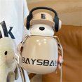 thumbnail image 1 of EGNMCR Cups Big Belly Cup, Children's Insulated Cup, Earphone, Bear Insulated Cup, Cute And Straw Cup, Compact And Portable Water bottle, 1 of 4