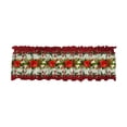 thumbnail image 2 of Yhmxh Essential For Christmas 137x45cm/53.9x17.7inches The Exquisite Christmas Style Window Drapery Festive Decorations Making The Window Wear The Coat Of Christmas Polyester Curtain, 2 of 6