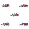 thumbnail image 3 of stanreset 1/2/3/5 Artificial Flower Plant Fake Vine Roses Simulation Rose Self-Assembly Party Balcony Garden Restaurant Living Room Garland Purple 5PCS, 3 of 6