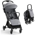 thumbnail image 1 of INFANS Lightweight Baby Stroller, One-Hand Gravity Fold, Compact Travel Stroller for Airplane with Aluminium Frame, Adjustable Backrest and Canopy, Foldable Infant Toddler Stroller, 1 of 9