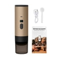 thumbnail image 4 of DOLITY Capsule Coffee Machine Car Espresso Maker for Camping Outdoor Indoor Kitchen Champagne, 4 of 9