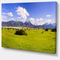 thumbnail image 2 of Panorama de Champ de Bavière Verte - Impression d'Art sur Toile Paysage, 2 of 4