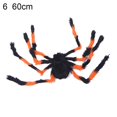 thumbnail image 2 of Simulation Spider Decorative Lifelike Plush Prank Spider Funny Toy Halloween Party Decor Style 4 One Size, 2 of 13