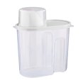thumbnail image 2 of Oleegame 1 Pce Rangement de Produits 1,9 L Cuisine Réservoir de Stockage Multigrains Nourriture Produits Secs Boîte de Rangement Réservoir Scellé en Plastique Gris, 2 of 9