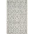 thumbnail image 1 of Safavieh Cambridge Collection CAM123D Handmade Moroccan Geometric Silver and Ivory Premium Wool Area Rug (2' x 3'), 1 of 3