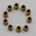 thumbnail image 3 of 10 Packs 10mmx1mm Brake Pipe Screw Nuts For Braking Brakes Golden, 3 of 8