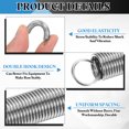 thumbnail image 4 of Uxcell Extension Spring, 10pcs Wire Diameter 0.02", OD 0.2", Free Length 1", Silver, 4 of 7