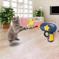 thumbnail image 3 of lionlar Jouet pour Chat Jeu Interactif Chaton pour l'Entraînement au Bâton Fournitures pour Animaux Bleu Foncé, 3 of 9