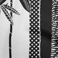 thumbnail image 1 of oneOone Tissu Polyester Spandex Noir Matériel de Robe Tropicale Tissu Imprimé Tissu au Mètre 56 Pouces de Large, 1 of 5