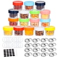 thumbnail image 1 of Garvee 4oz/120ml Mini Mason Jars, 16 Pack Glass Canning Jars with Regular Lids and Bands, Small Glass Jars for Spice, Jam, Honey, Jelly, Dessert, Shower Wedding Favors, DIY Candles Decor, 1 of 7