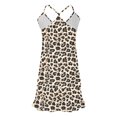 thumbnail image 4 of Jamicy Vêtements d'Intérieur pour Femmes Ensemble Cadeaux pour Femmes Hauts Sans Manches pour Femmes avec Shorts Décontracté Imprimé à Blocs de Couleur Ourlet à Volants Ensemble Tenue d'Intérieur Pyjama Ensemble, 4 of 5