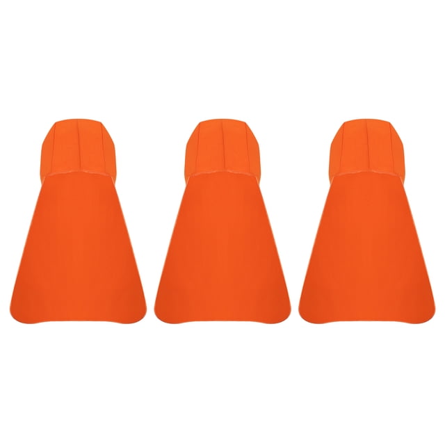 Unique Bargains Hard Hat Sun Shade, 3 Pack Neck Shade Cooling Skull Cap for Riding, Orange