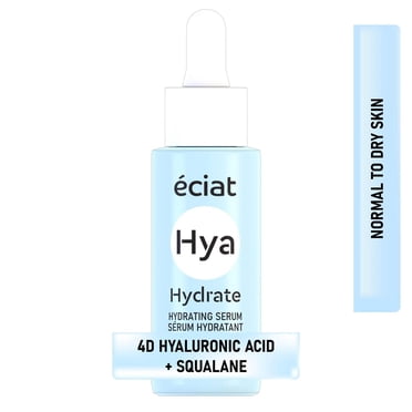 Eciat Hydrating Serum with 4D Hyaluronic Acid & Squalane | Moisturizing & Plumping | All Skin Types | Face & Neck 15 ml