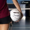 thumbnail image 4 of Champion Sports VB2GN 8.25 in. VB Pro Comp Series Volleyball, Green & White, 4 of 7