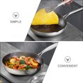 thumbnail image 3 of Stainless Steel Frying Pan Kitchenware Honeycomb Grain Stirring Pan Cookware, 3 of 9