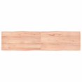 thumbnail image 1 of vidaXL Table Top Light Brown 160x40x(2-4)cm Treated Solid Wood Live Edge, 1 of 7