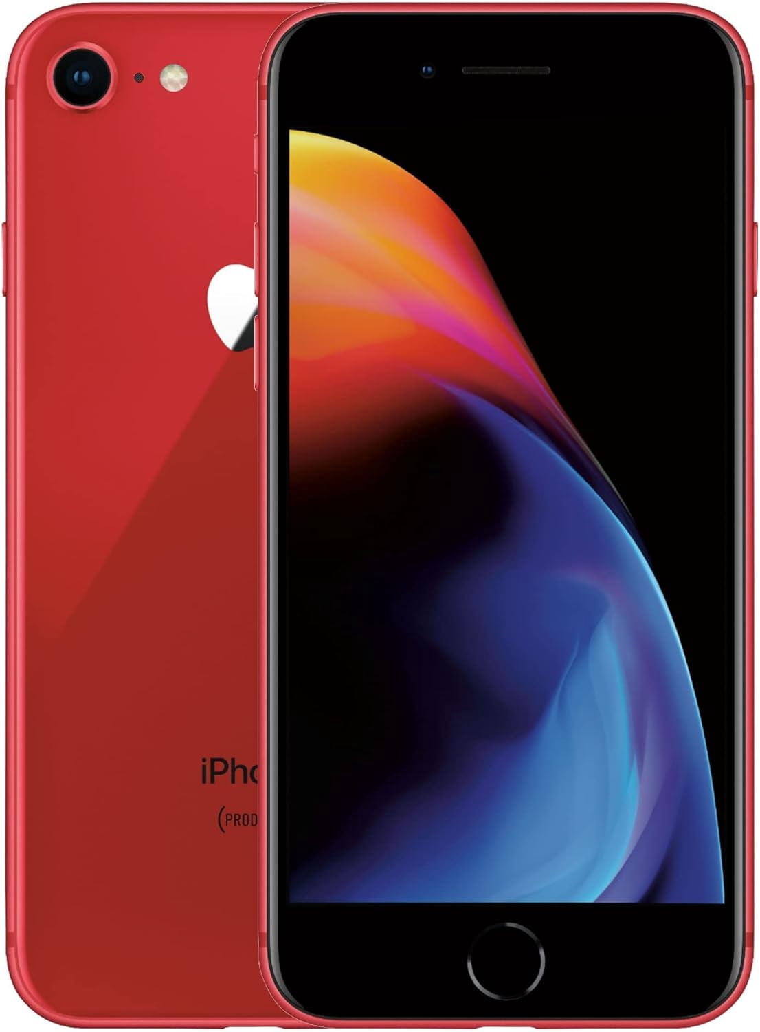 Restored Apple iPhone 8 - 64GB – Red – 12MP Rear & 7MP Front Camera - Fully Unlocked Smartphone - Fair Condition