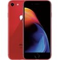 thumbnail image 1 of Restored Apple iPhone 8 - 64GB – Red – 12MP Rear & 7MP Front Camera - Fully Unlocked Smartphone - Fair Condition, 1 of 1