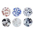 thumbnail image 1 of IH Casa Decor 8" Round Ceramic Tivet Stones Asstd - Ensemble De 6, 1 of 3