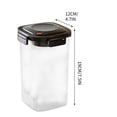 thumbnail image 2 of Vacuum Sealed Jar For Miscellaneous Grain Storage Kitchen Food Plastic Transparent Storage And Storage Jar -proof Sealed Box For Five Grains, 2 of 9