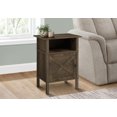 thumbnail image 3 of Monarch Specialties  Table D'appoint, Table D'appoint, Bout, Salon, Petit, Rangement, Stratifié En Bronze Foncé, Transitionnel, 3 of 3