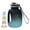 Black, variant on Huanglei Water Bottle With Handle Ton Ton Bucket Large Belly Cup Summer Water Cup Large Capacity Leakproof PC Marker Motivational Jug For Outdoor Camping Fitness Men & Women