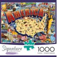 thumbnail image 1 of Buffalo Games - Signature Collection - Vintage America - 1000 Piece Jigsaw Puzzle, 1 of 2