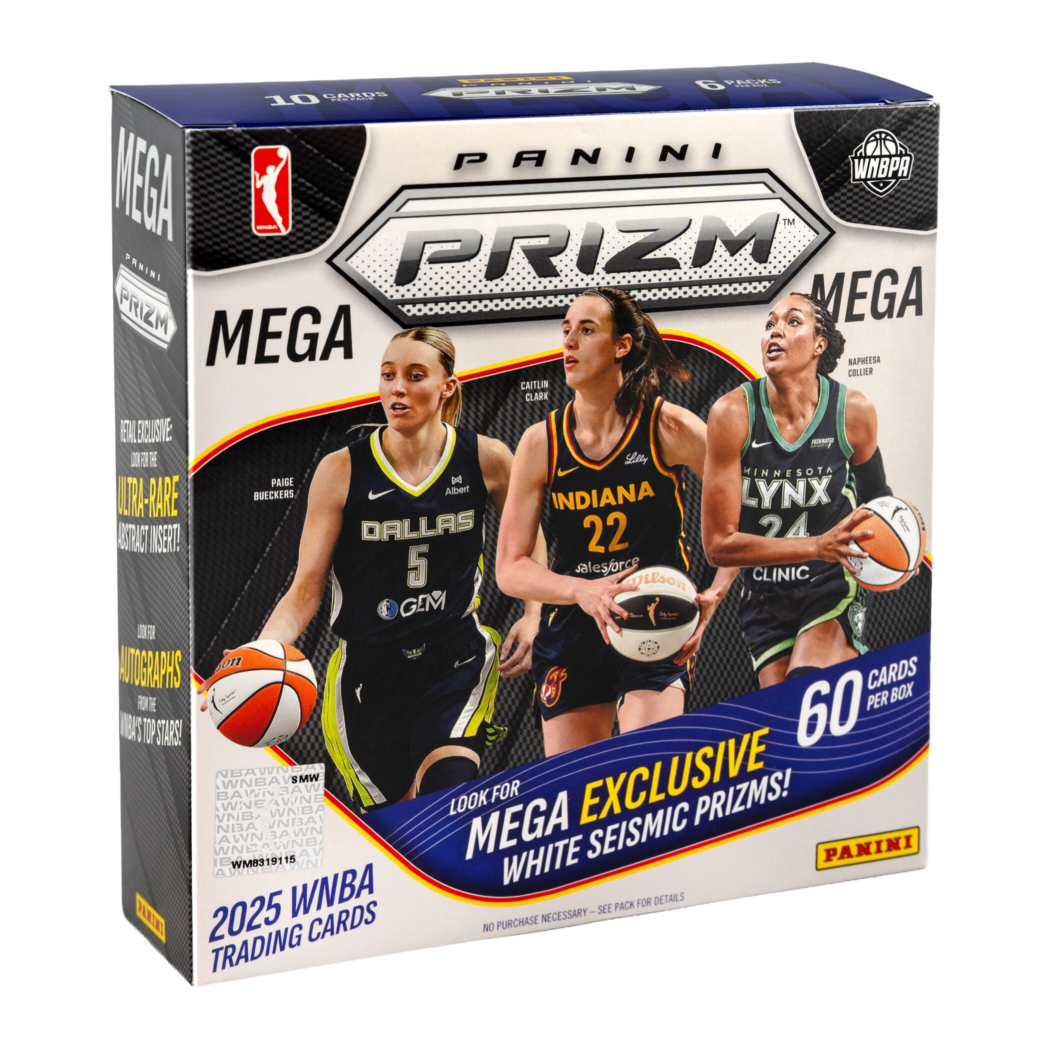 2025 Panini Prizm WNBA Basketball Trading Cards Mega Box - Walmart.ca