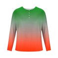 thumbnail image 4 of AherBiu Plus Size Mens Long Sleeve Shirts Stretch Athletic Button Shirt Lightweight Comfy Fall Gradient Sports Shirts, 4 of 4