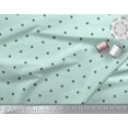 thumbnail image 3 of Soimoi Green polyester Crepe Fabric Polka Dots Print Sewing Fabric Yard 42 Inch Wide, 3 of 3
