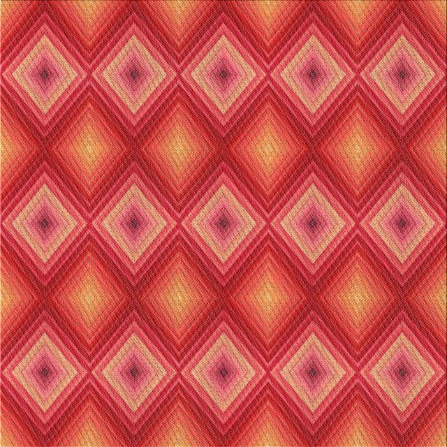 Ahgly Company Tapis d'Intérieur Lavable à la Machine, Carré, Transitionnel, Orange Vif, Tapis de Zone, 4 Pieds Carré