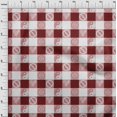 thumbnail image 4 of oneOone Rayon Maroon Fabric Craft Projects Decor Fabric Printed By The Yard 56 Inch Wide, 4 of 5