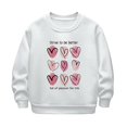 thumbnail image 2 of Cowsor Chandail de la Saint-Valentin pour Femmes, Mignon Cœur d'Amour, Graphique, Manches Longues, Chandails Décontractés à Col Rond, Hauts, 2 of 5