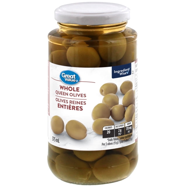 Great Value Olives Reines Entières