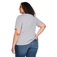 thumbnail image 3 of Lane Bryant Women's Plus Crew-Neck T-Shirt, 3 of 6