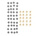 thumbnail image 2 of RC  Ball Joint, Brass Abrasion Resistant 20 Pcs Light Weight RC  Ball Head With Rubber O Ring For Remote Control Car, 2 of 8