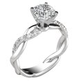 thumbnail image 1 of Kcodviy Wedding Ring Zircon Engagement Size 9 Rings Elegant Silver Bridal Band Anime Rings Ring Rings for Rings for Women Pack Chunky Rings for Women, 1 of 9