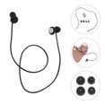 thumbnail image 4 of Silicone Ear Plugs Noise Reduction Sleep Earplugs With Cord For Study Work Travel Hearing Protection Concerts Snoring Blocking Earplugs Black, 4 of 8