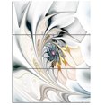thumbnail image 2 of Tableau moderne imprimée sur toile Design Art Verre blanc florale, 2 of 3
