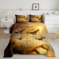 thumbnail image 2 of Erosebridal Duck Bedding Full Comforter Set for Teens, Rustic Lake Comforter Sets Full Size, Farmhouse Hunting Reversible Down Comforter, Breathable Room Decoration, 3pcs, 2 of 8