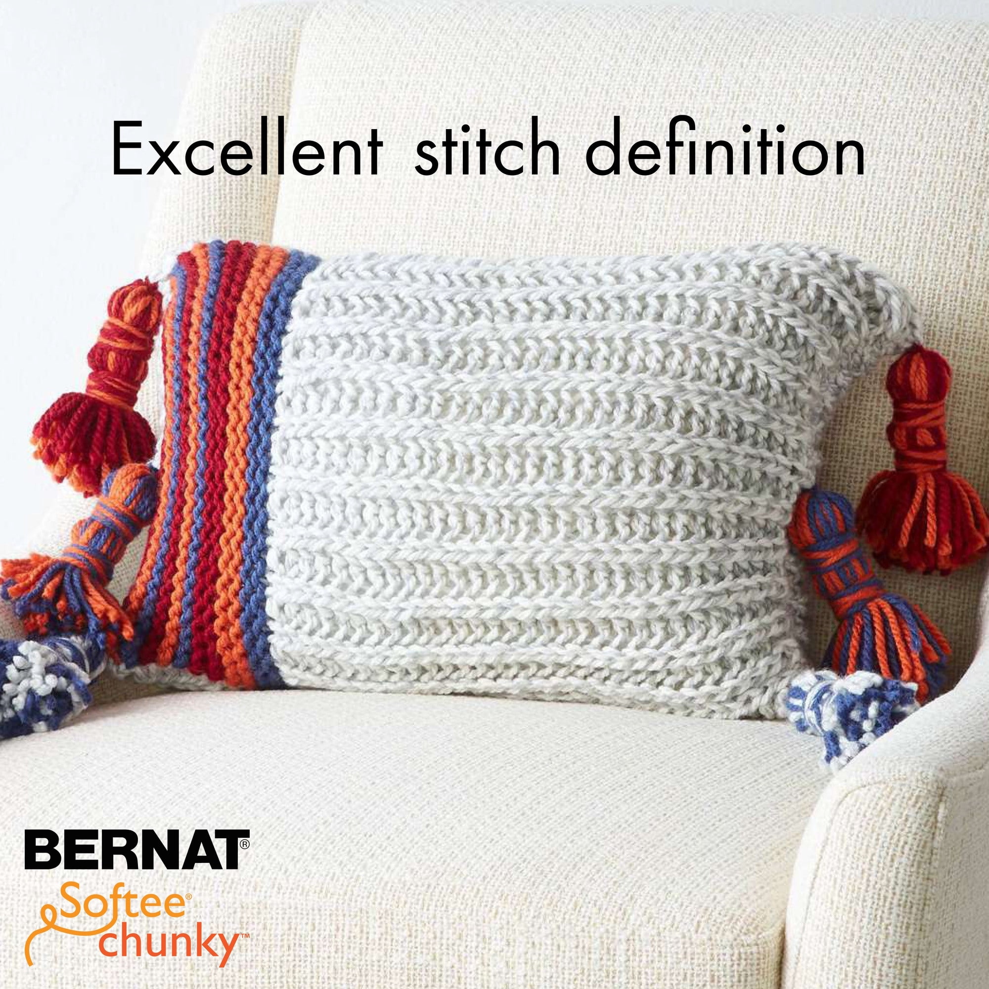 Bernat® Fil Softee® Chunky™, Acrylique #6 Super Volumineux, 3,5oz/100g, 108 Yards