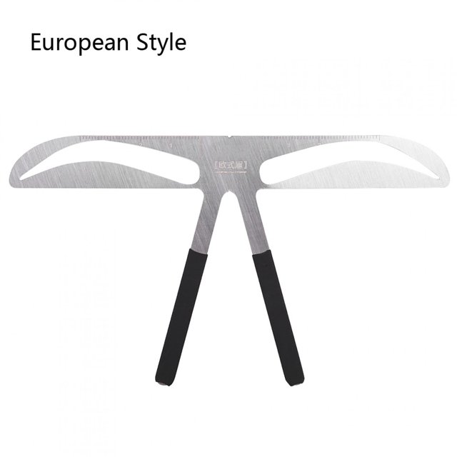 Peahefy Eyebrow Extension Ruler,4 Types Permanent Eyebrow Ruler Eyebrow Measure Balance Extension Ruler Eyebrow Shape Stencil